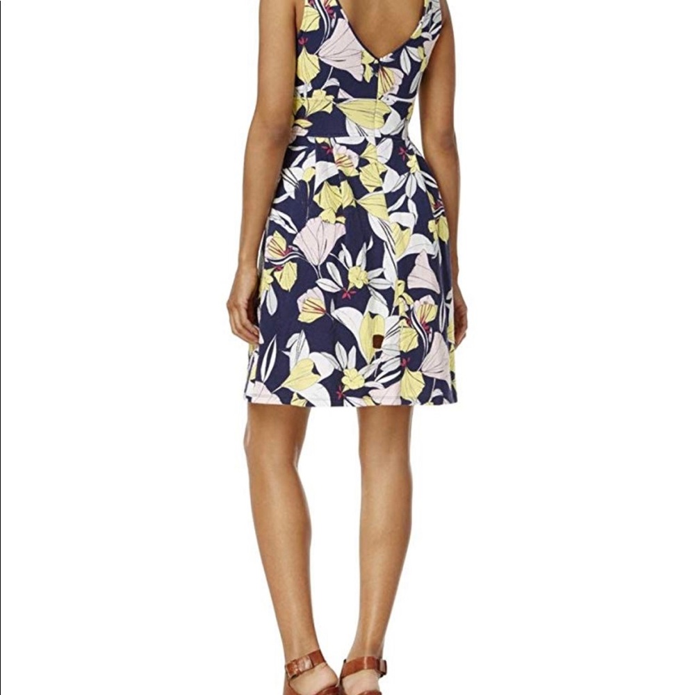 Maison Jules Sleeveless Floral Cocktail Dress XL - Picture 3 of 4